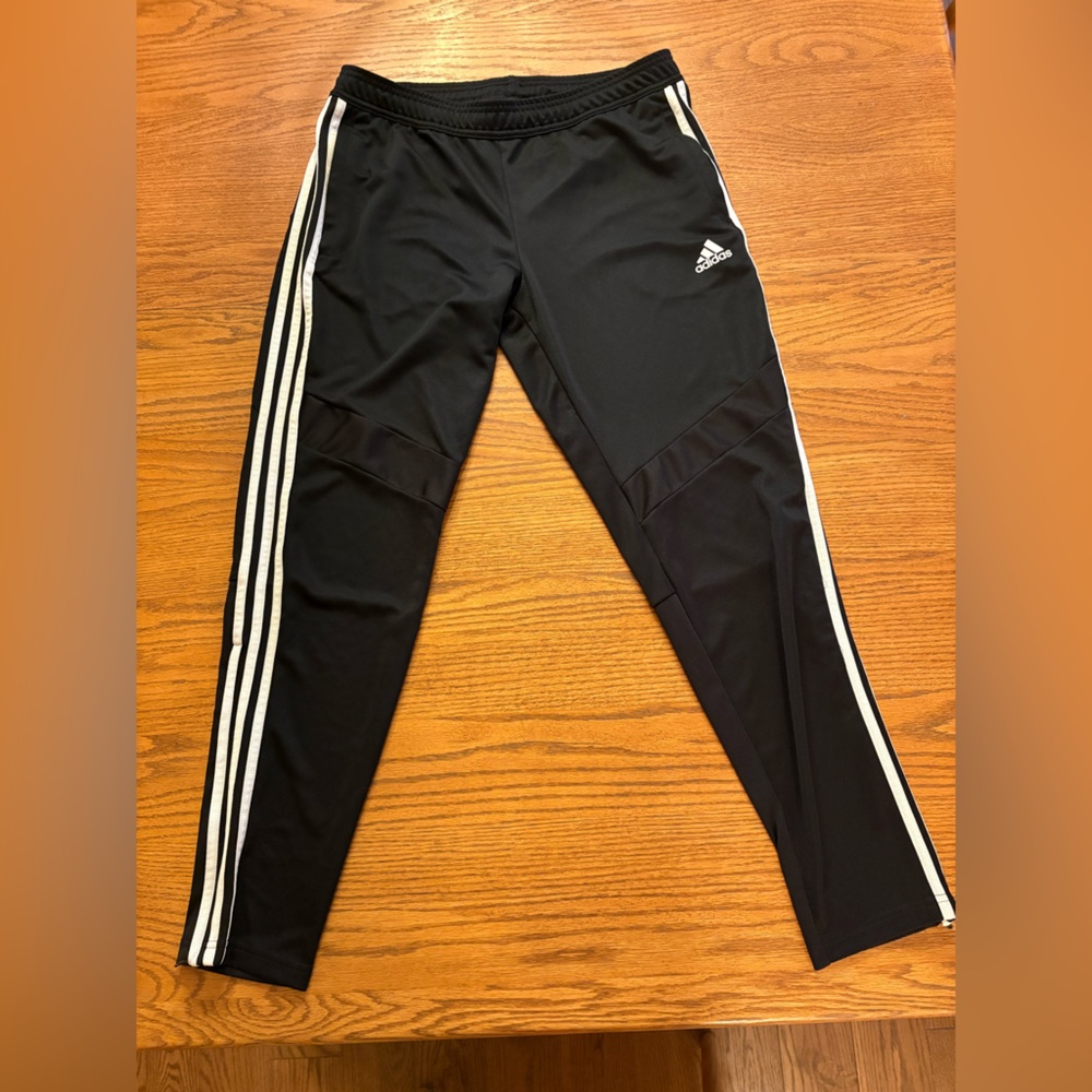 Adidas Aeroready Black 3-Stripes Leggings Size L